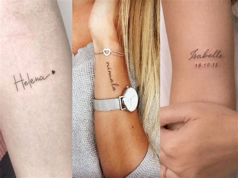 los mejores tatuajes de nombres